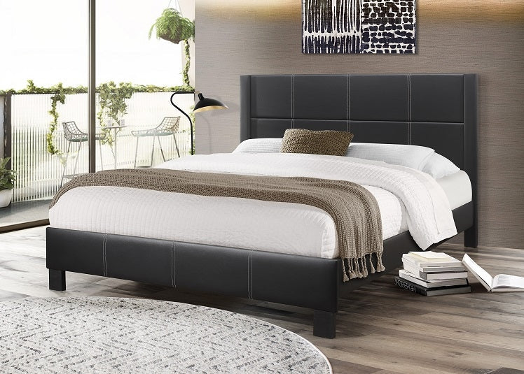 Bliss Black Queen Size Bed – Modern & Stylish Double Bed | Sleepcomfy Sleep comfy