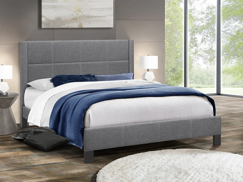 Bliss Grey Bed – King, Queen &amp; Double Sizes | Sleepcomfy