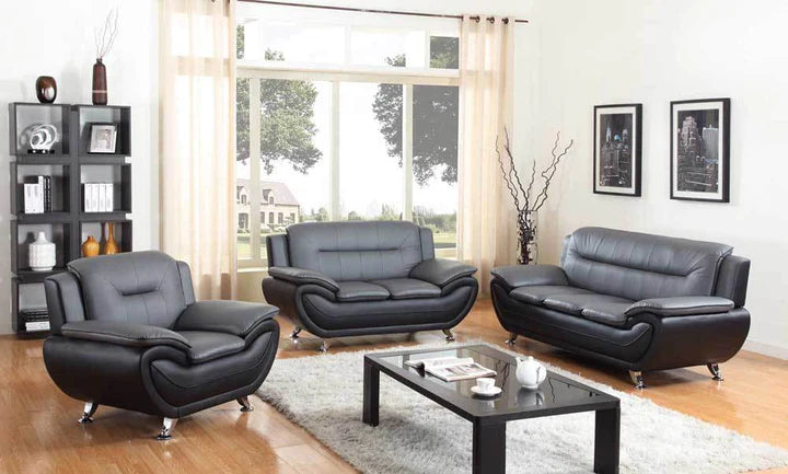 Flix 3pc Sofa Set - Living Room Furniture