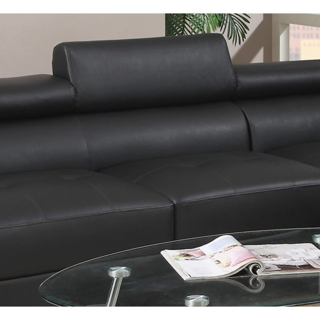 Leather Corner chaise Sofa