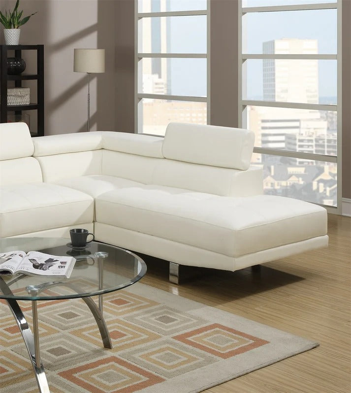 Leather Corner chaise Sofa