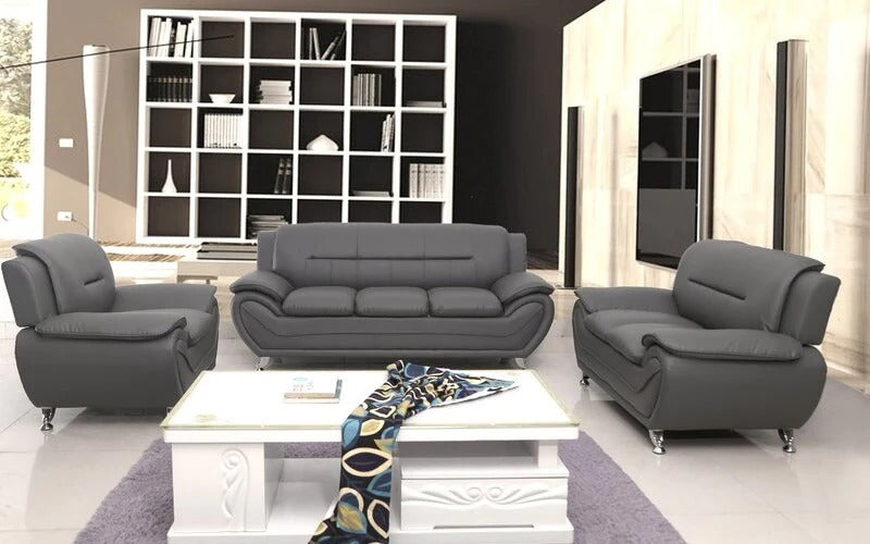 Flix 3pc Sofa Set - Living Room Furniture