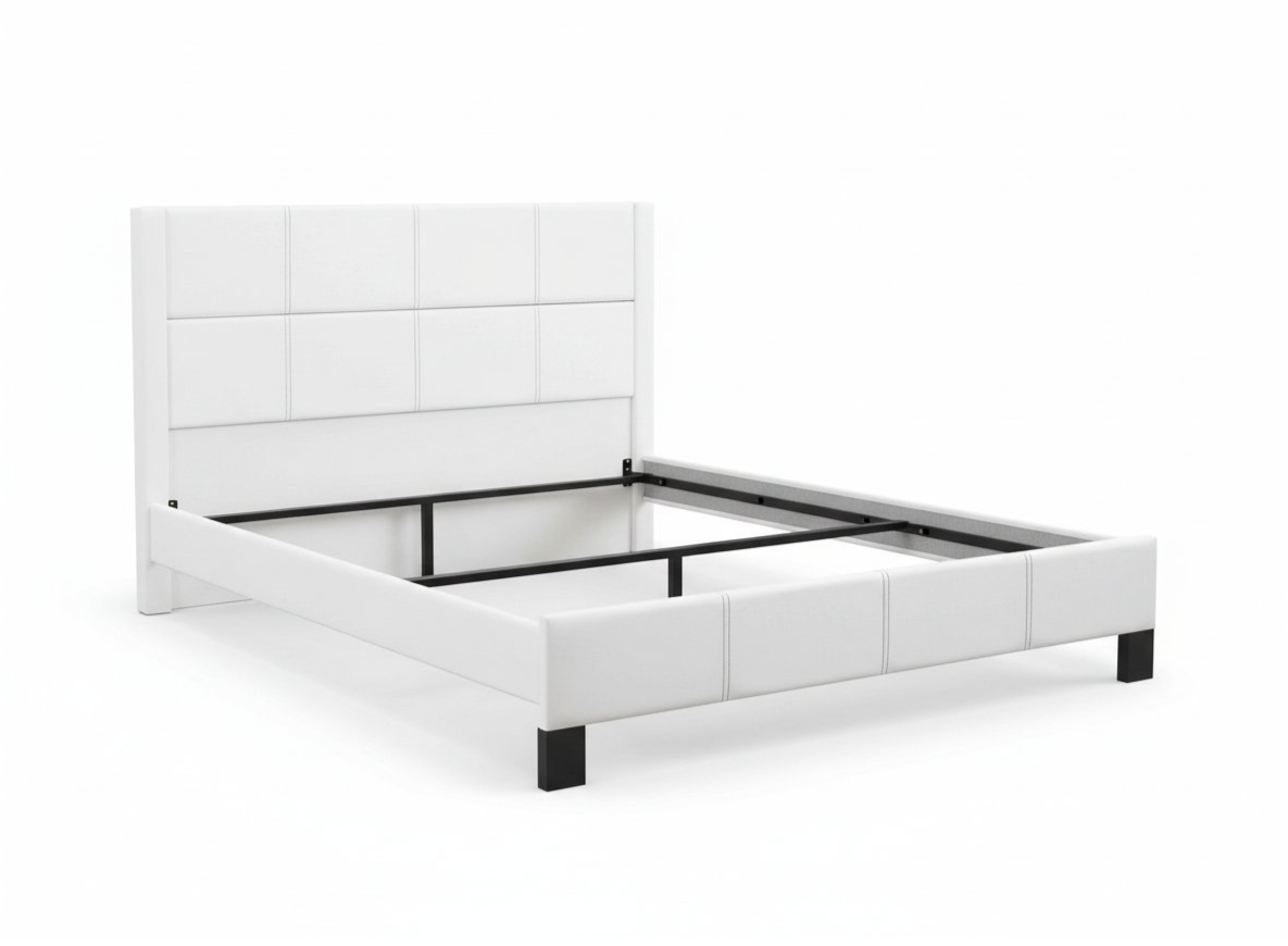 Bliss white Bed – Modern Luxury King Size Bed